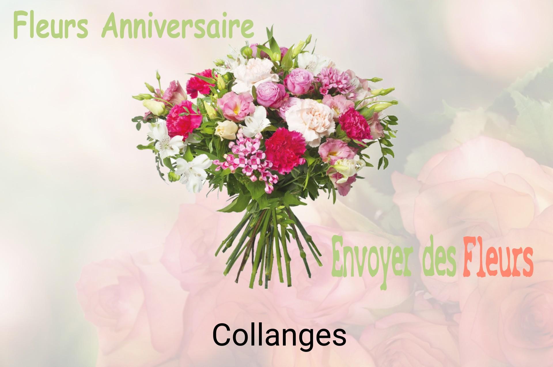 Bouquet de fleurs d’anniversaire livré à Collanges
